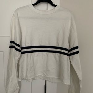 Blue Striped Crewneck